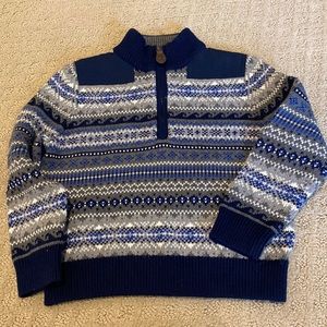 Boys Vineyard Vines Half Zip Sweater Size 3T